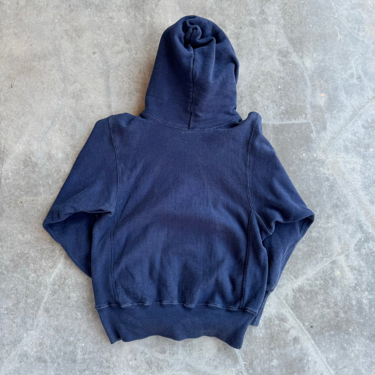 80s champion lands end reverse weave hoodie