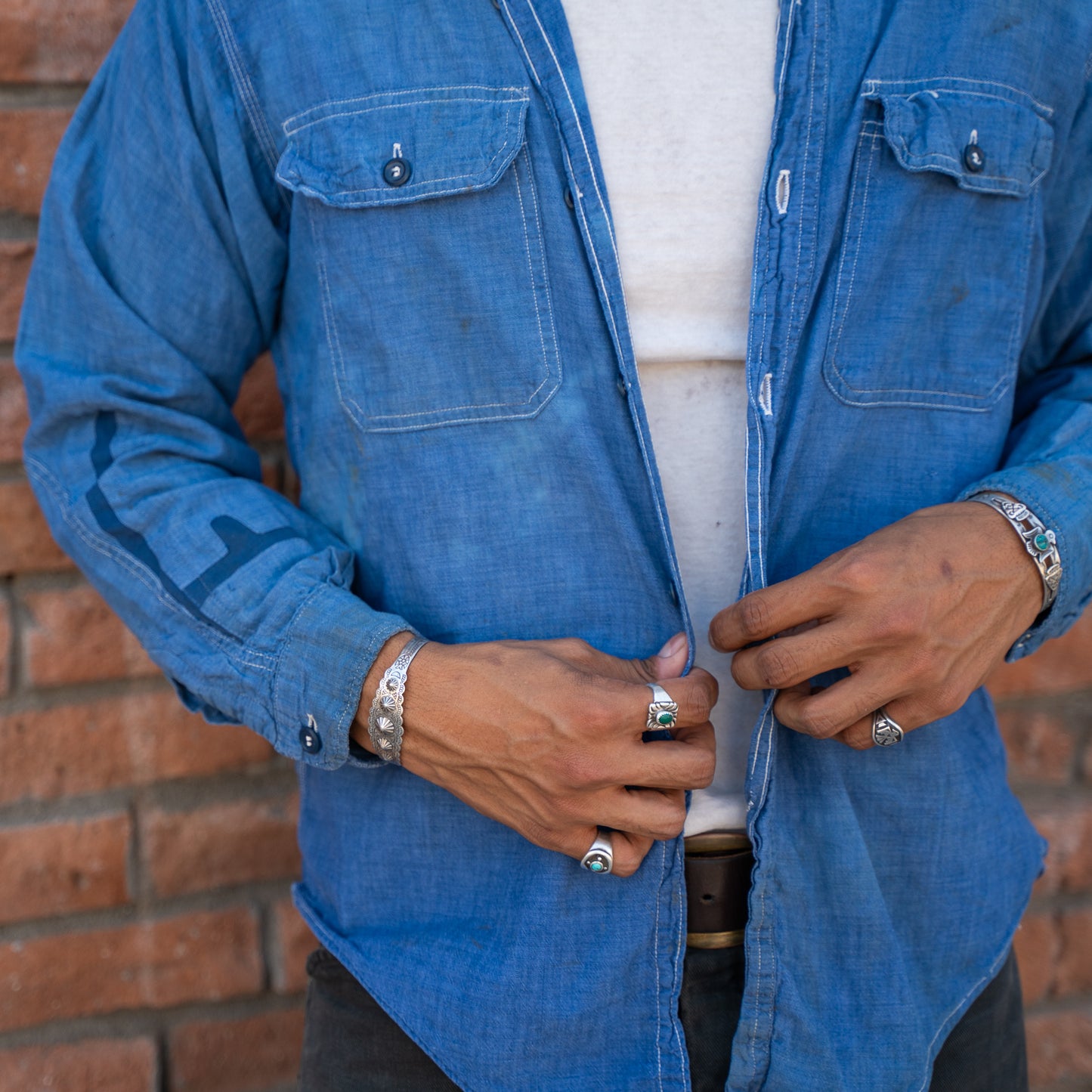 50s sears denim chambray