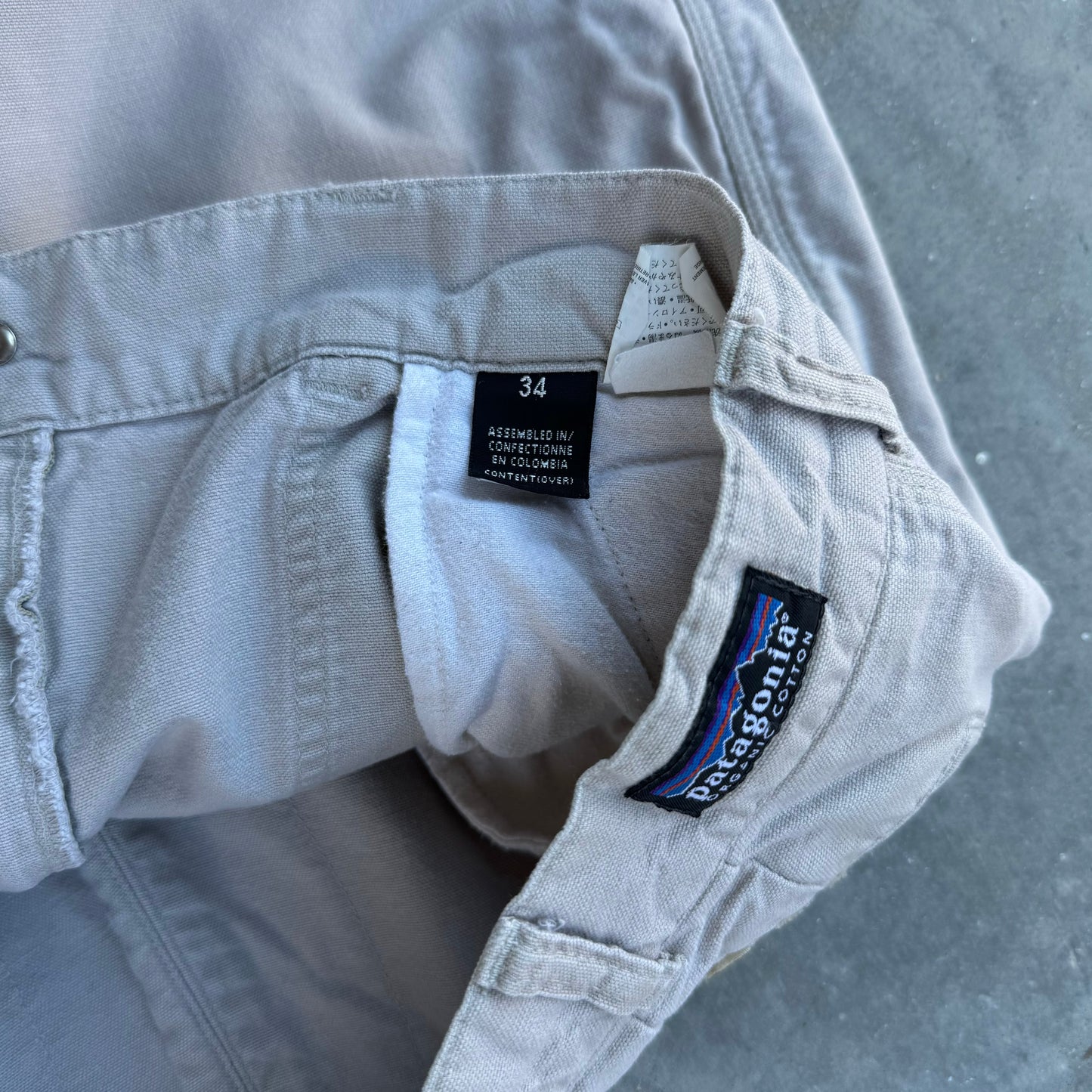 90s patagonia organic cotton pants