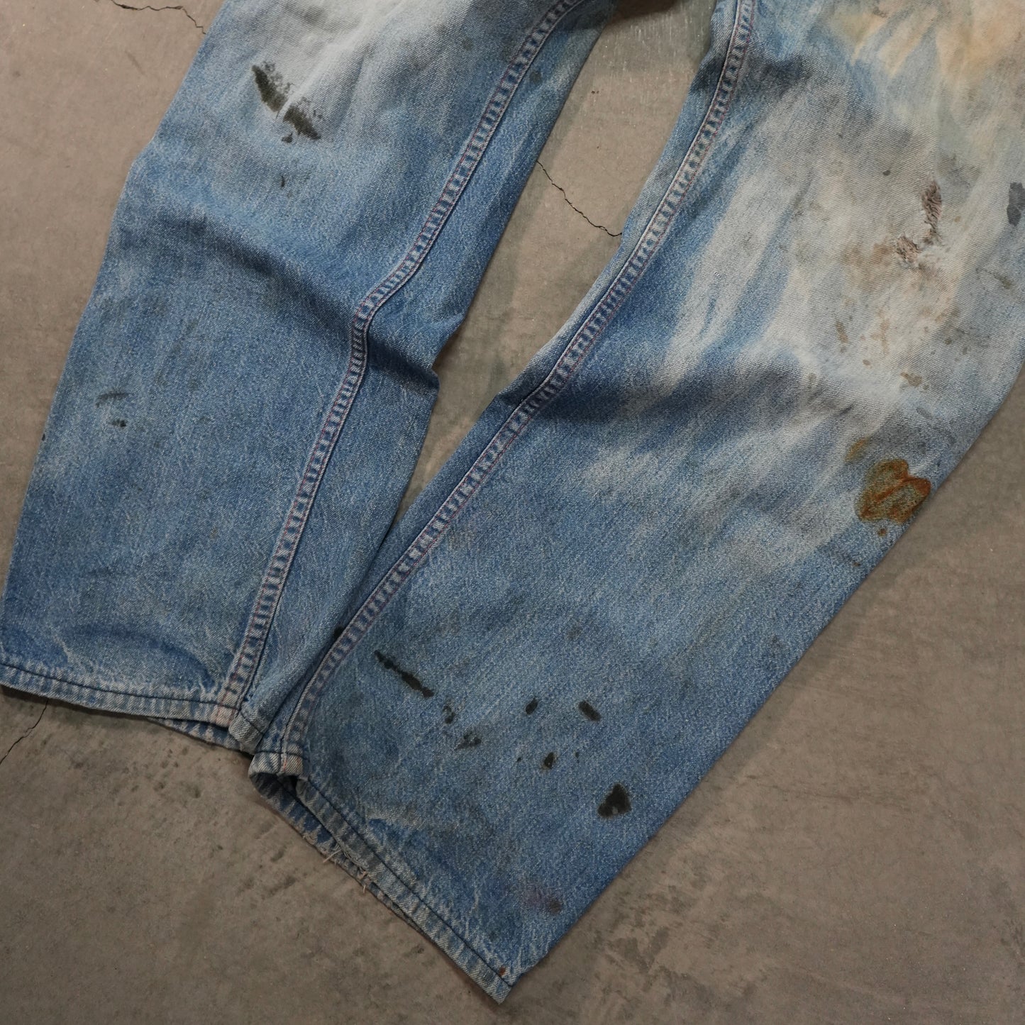 60s faded baker pocket jeans