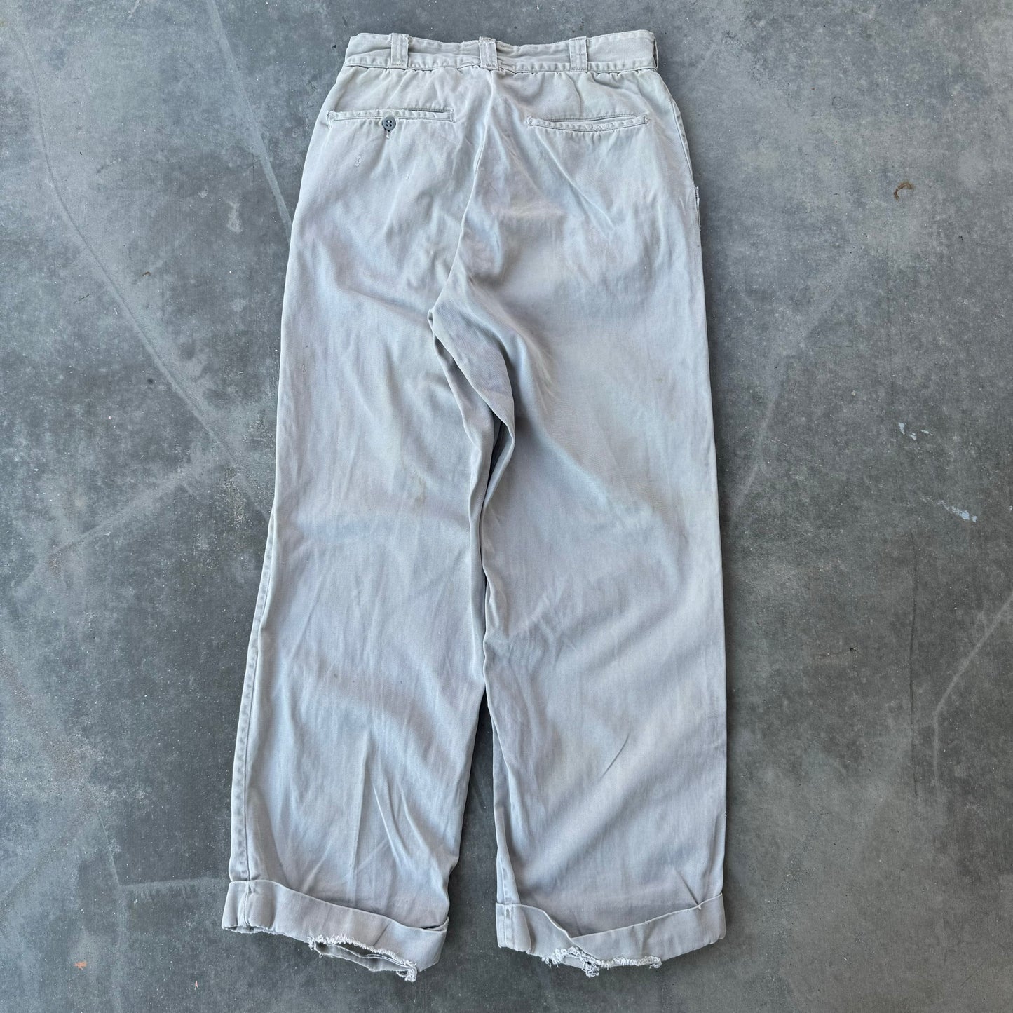 50s grey chinos