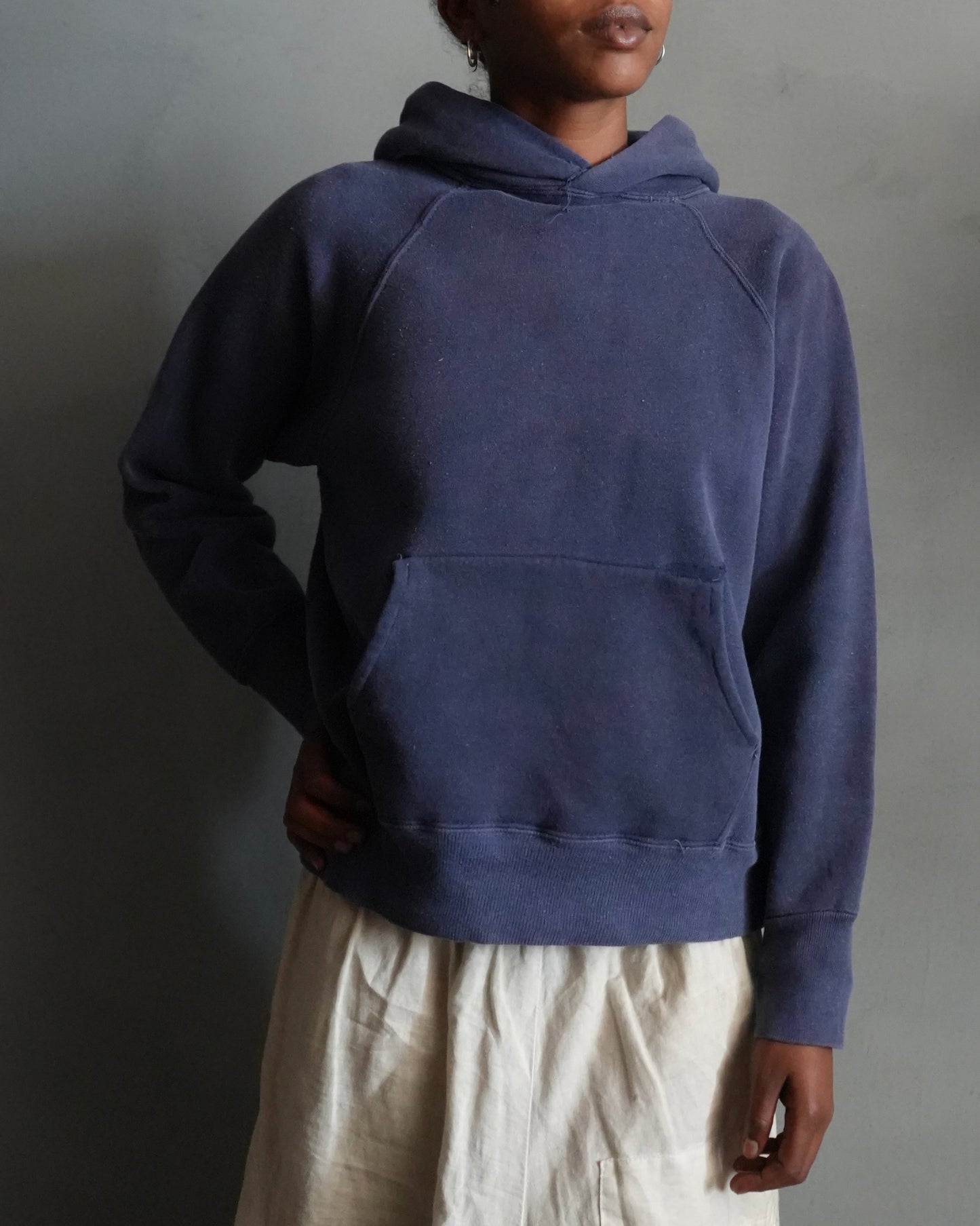 60s Faded Navy Hoodie