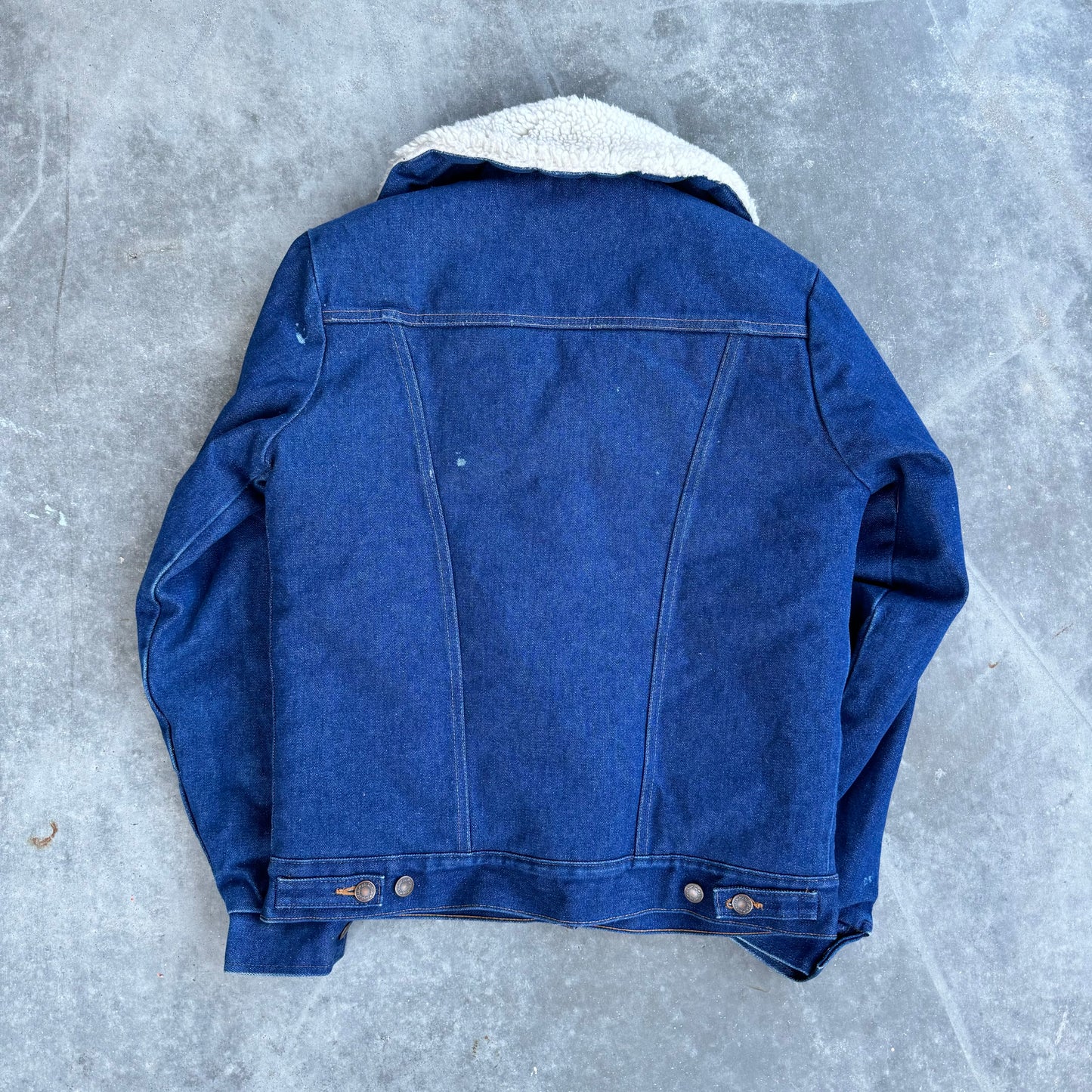 70s wrangler sherpa lined jacket