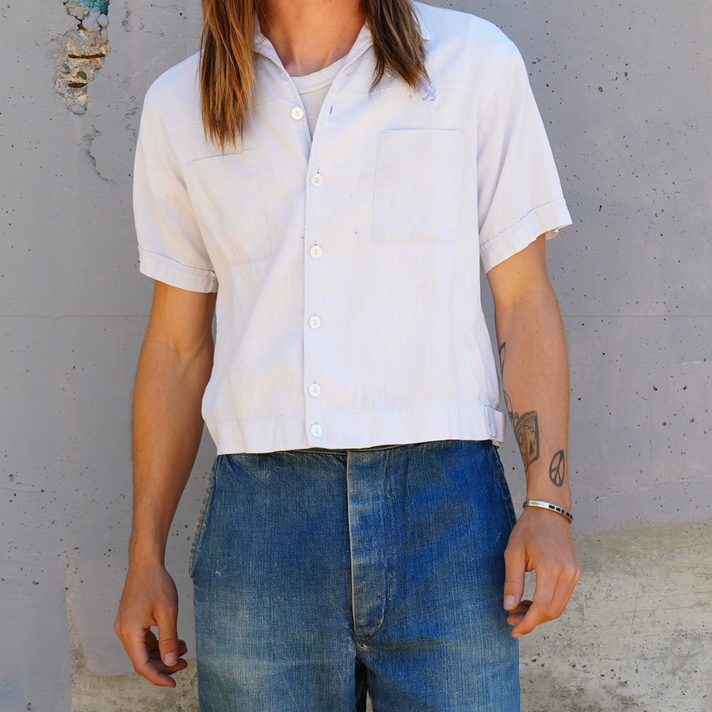 50s cotton button up