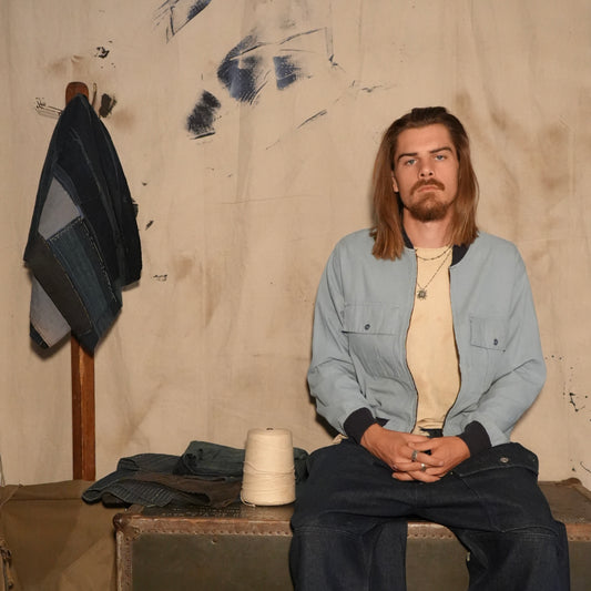 60s  yankshire two pocket chambray jacket