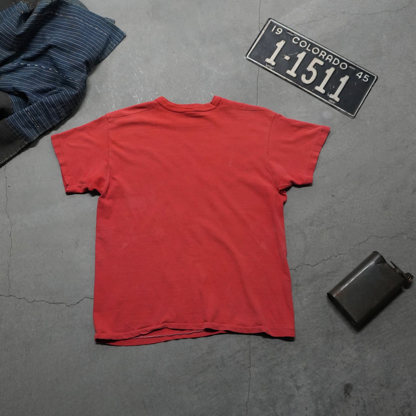 70s russell wrestling tee