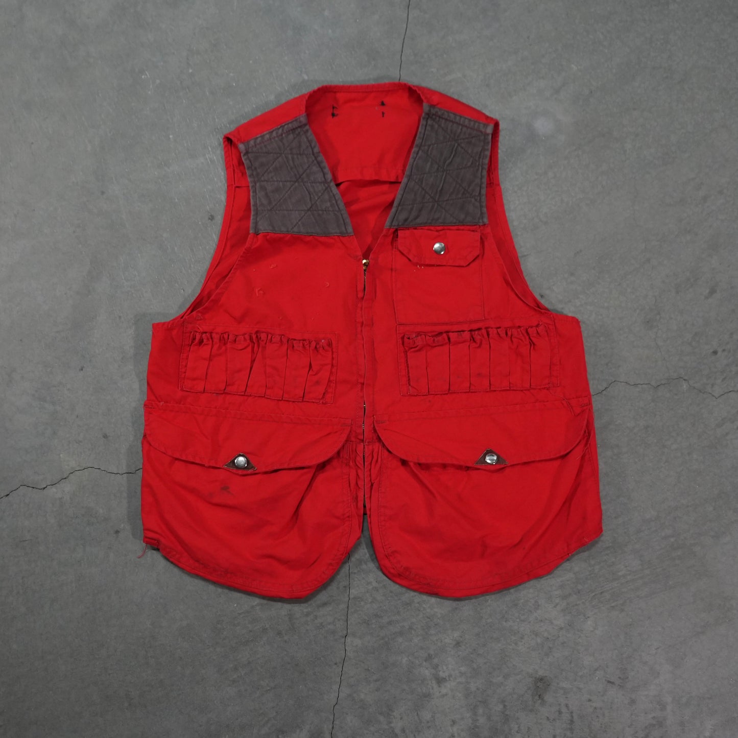 60s red hunting vest