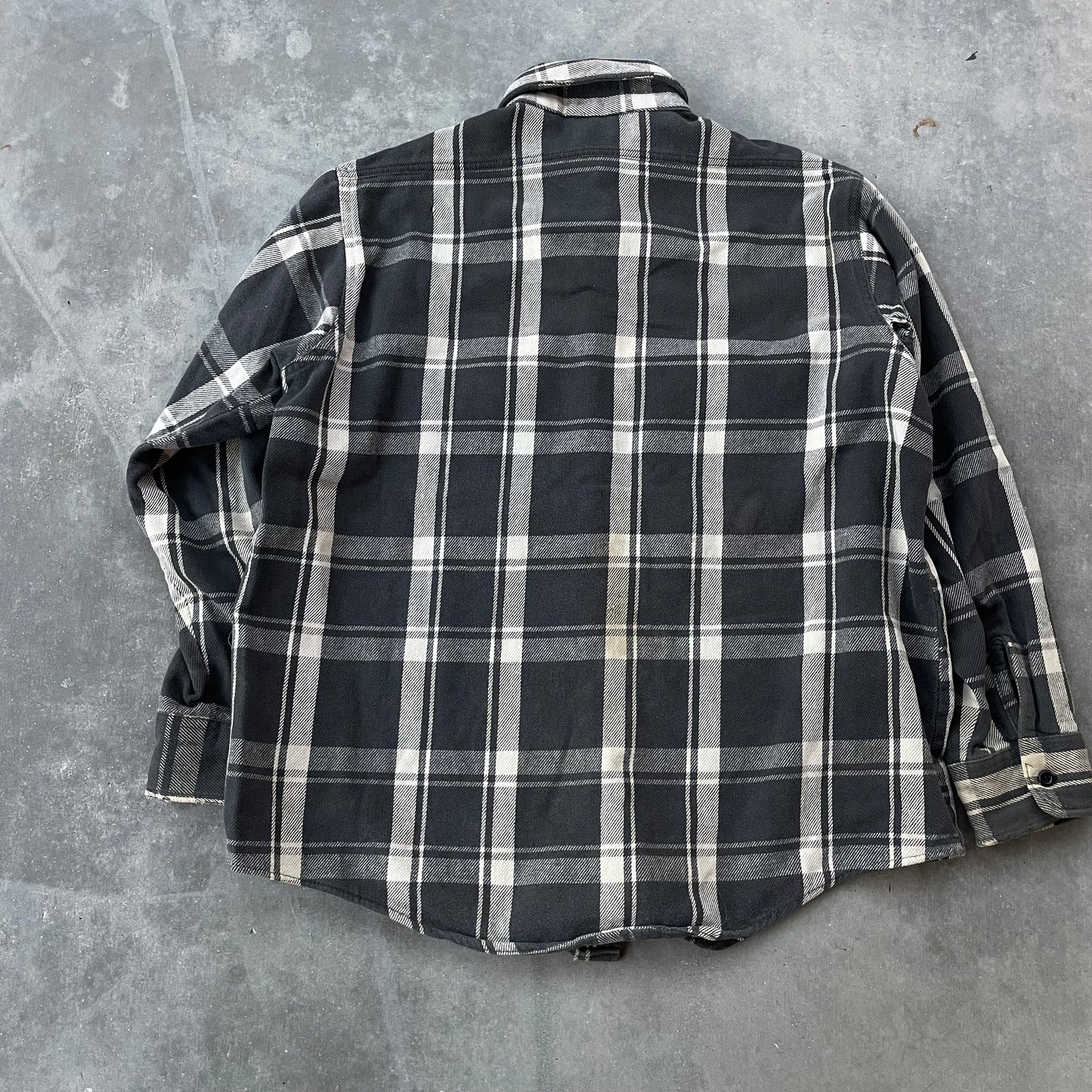 Frostproof Black Plaid Cotton Flannel