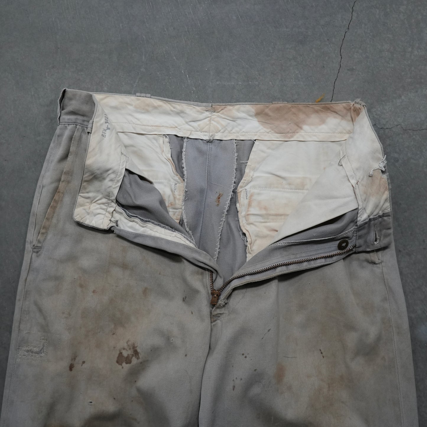 50s lee repaired chinos