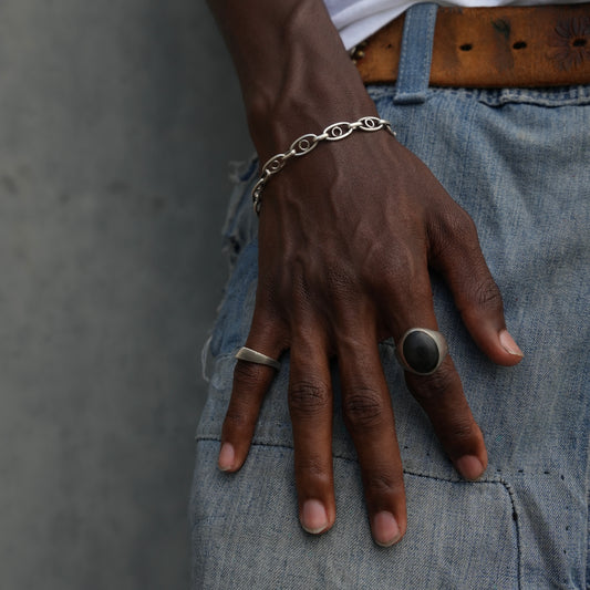 925 silver eyes bracelet