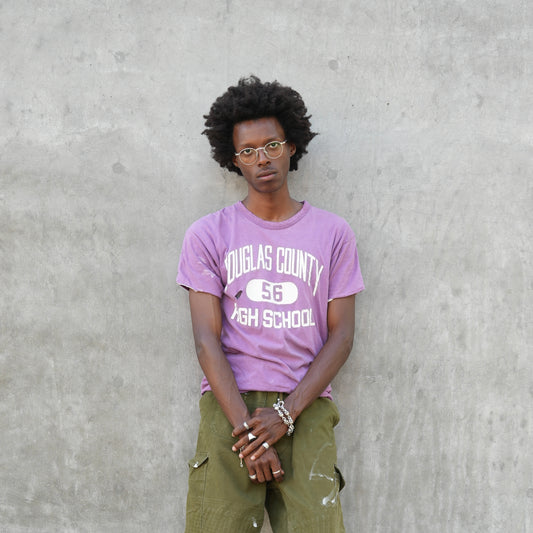 70s champion faded purple PE tee
