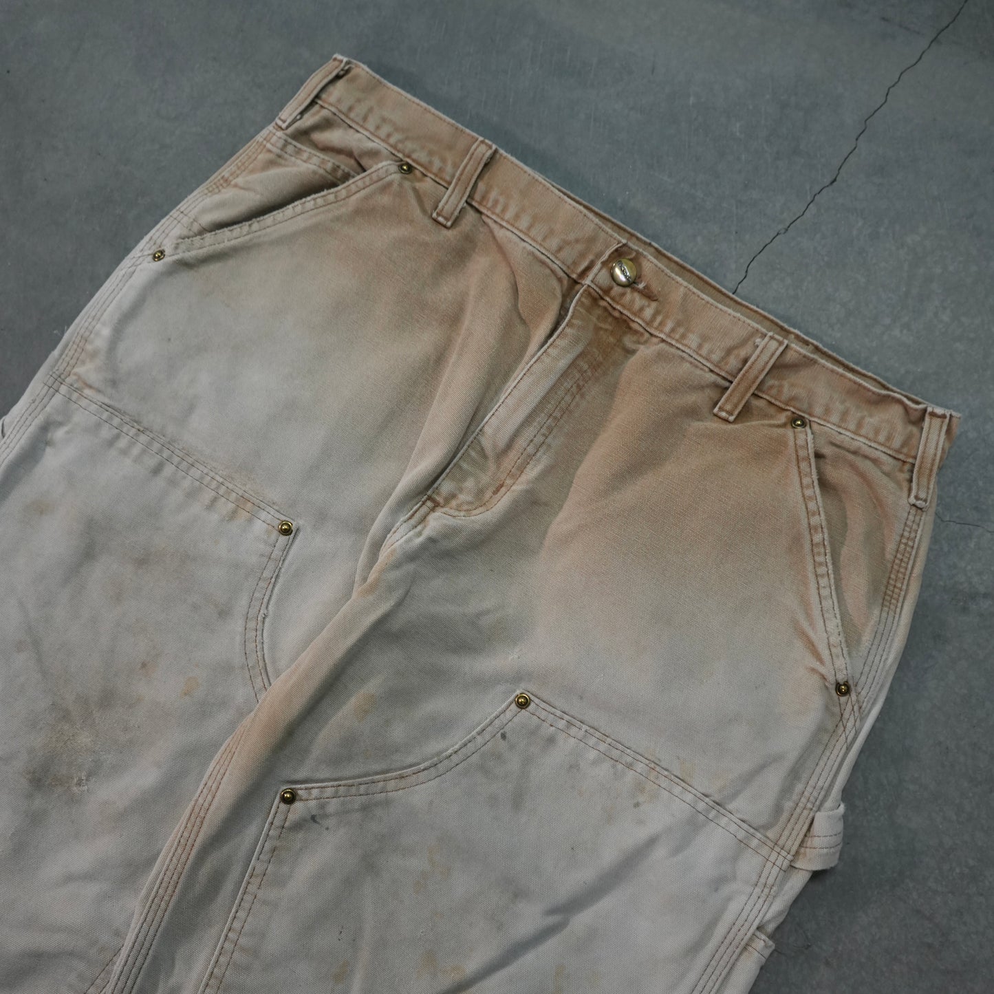 90s faded carhartt double knees