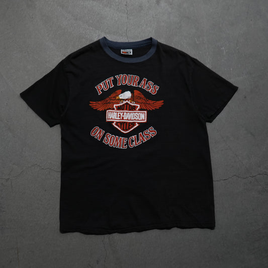 80s two tone harley tee