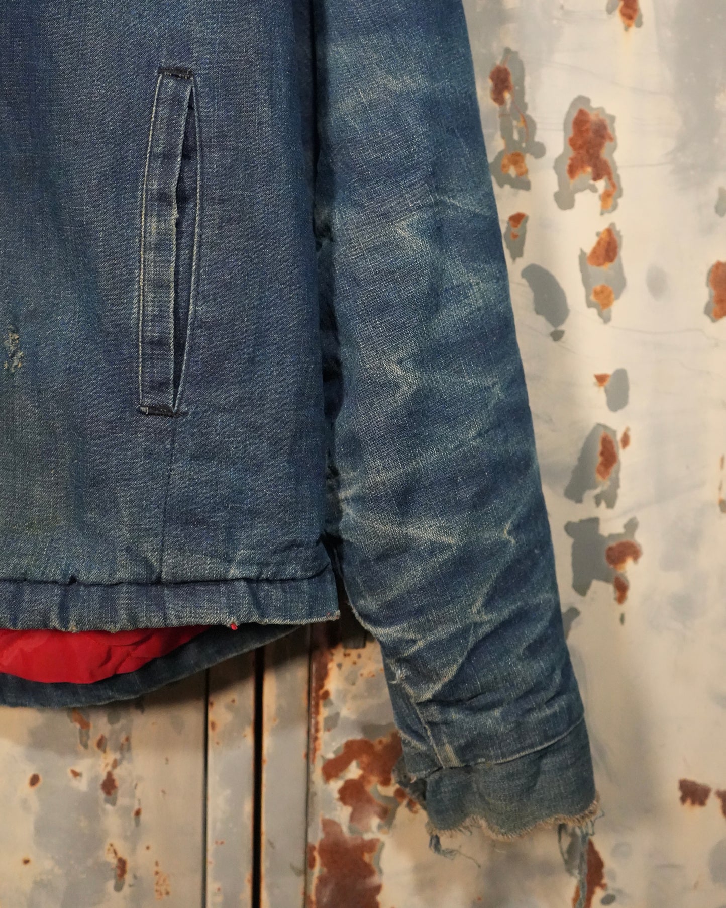 70s Big Mac Cropped Denim Jacket