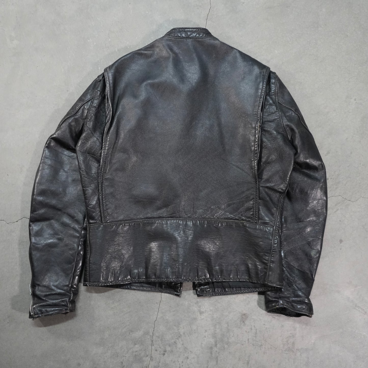 60s cafe racer leather jacket