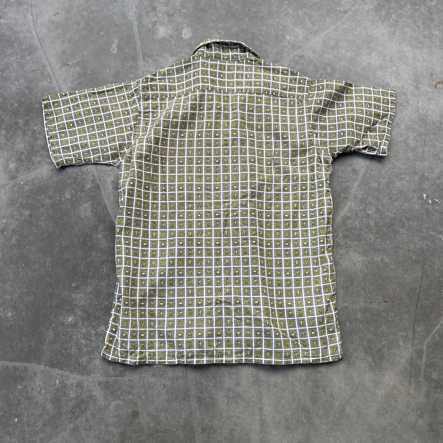 60’s Penneys Short Sleeve Loop Collar Shirt