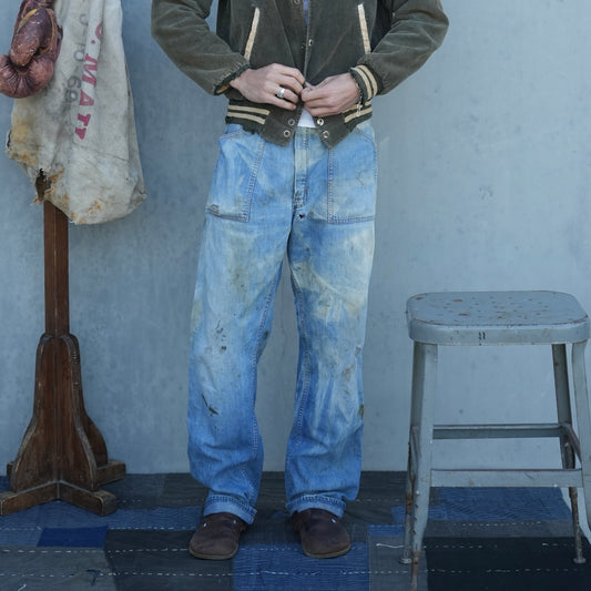 60s faded baker pocket jeans