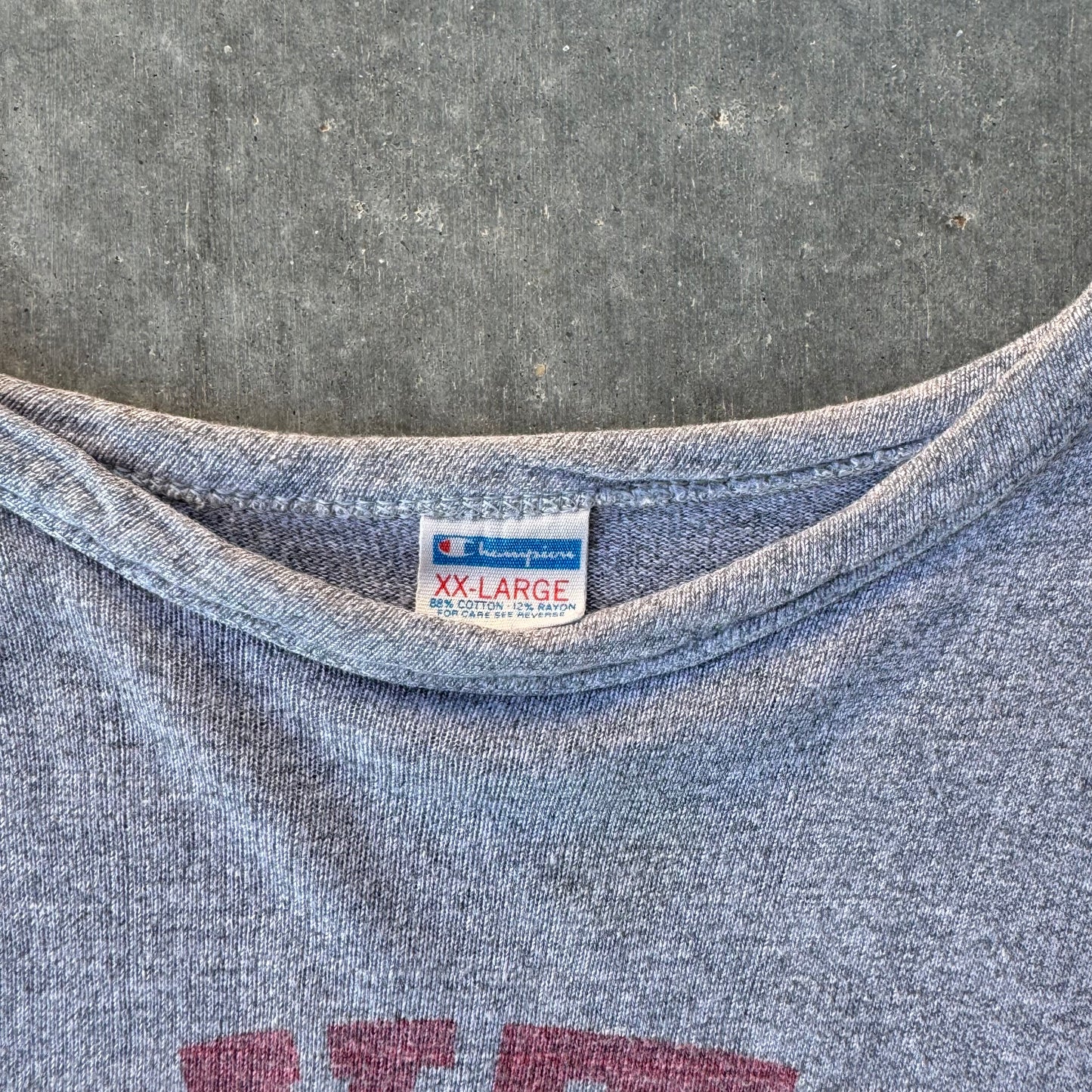 70s champion dayton football tee