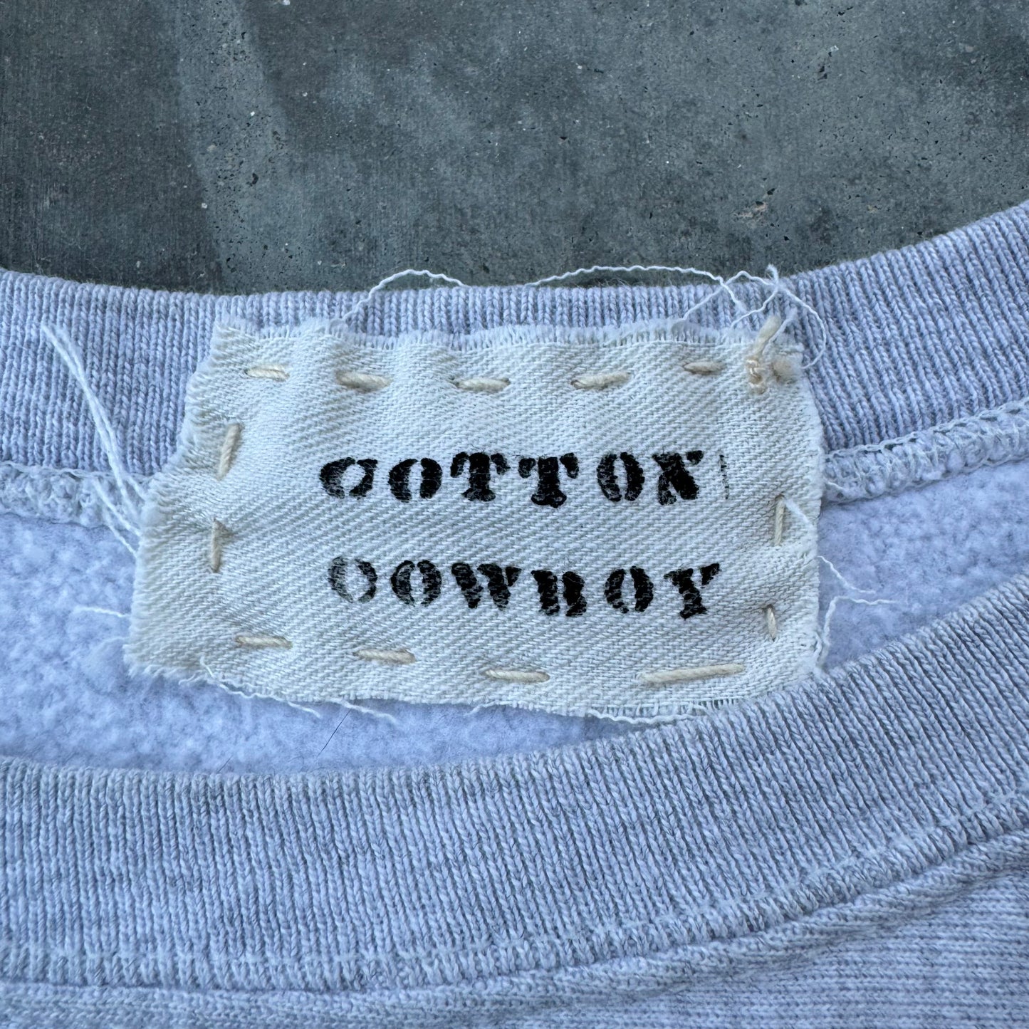 cotton cowboy reverse weave