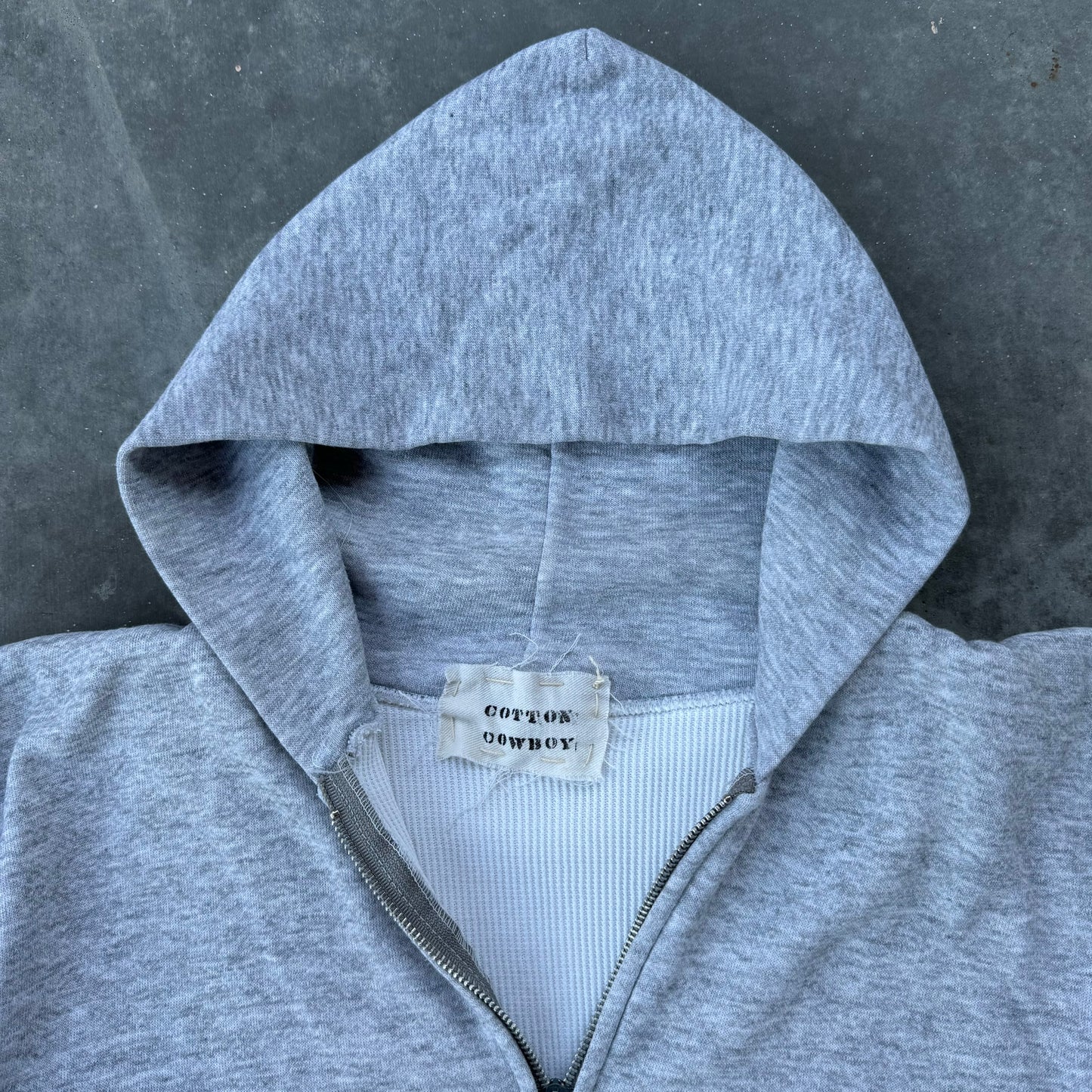 cotton cowboy thermal zip up