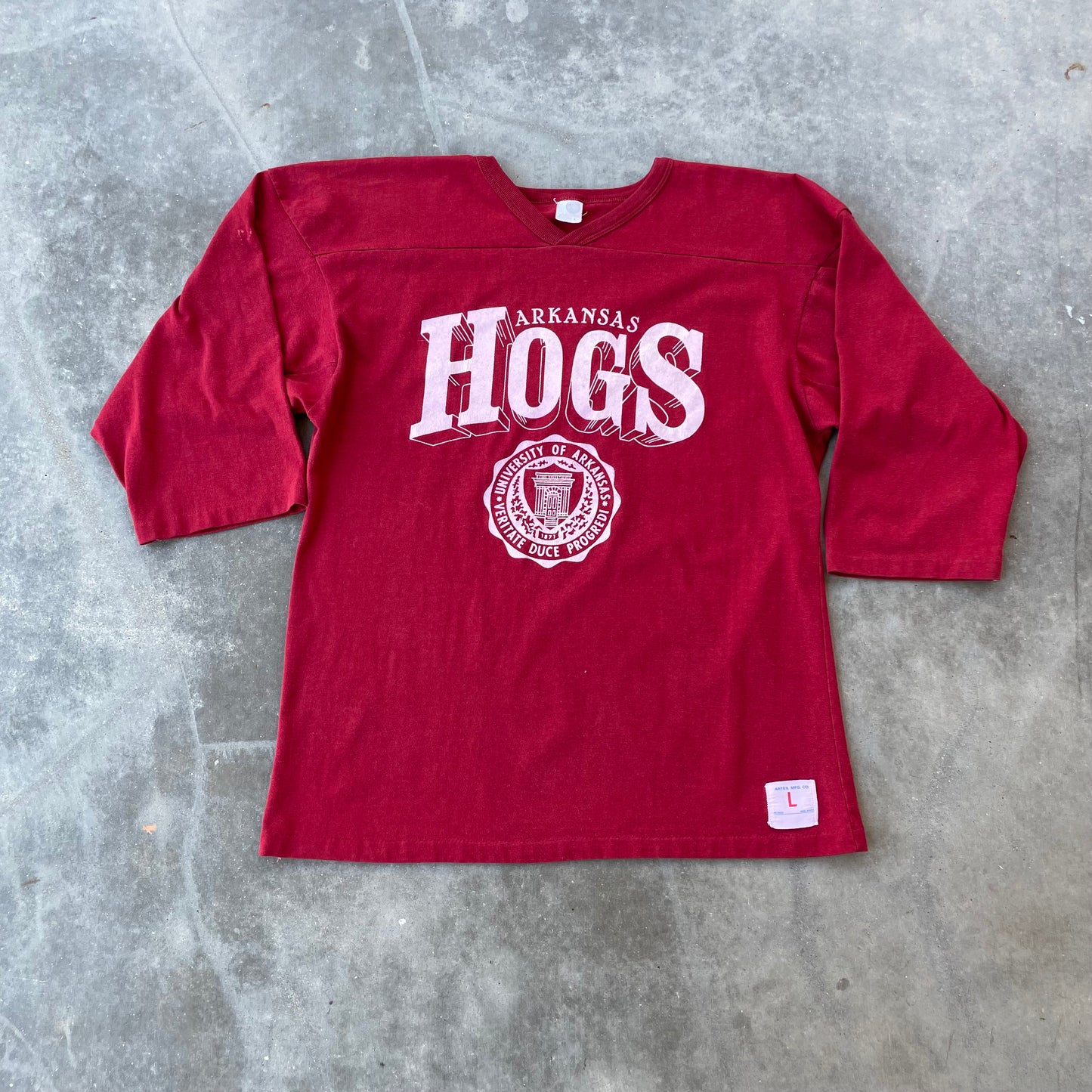 70’s Arkansas Hogs Artex Shirt