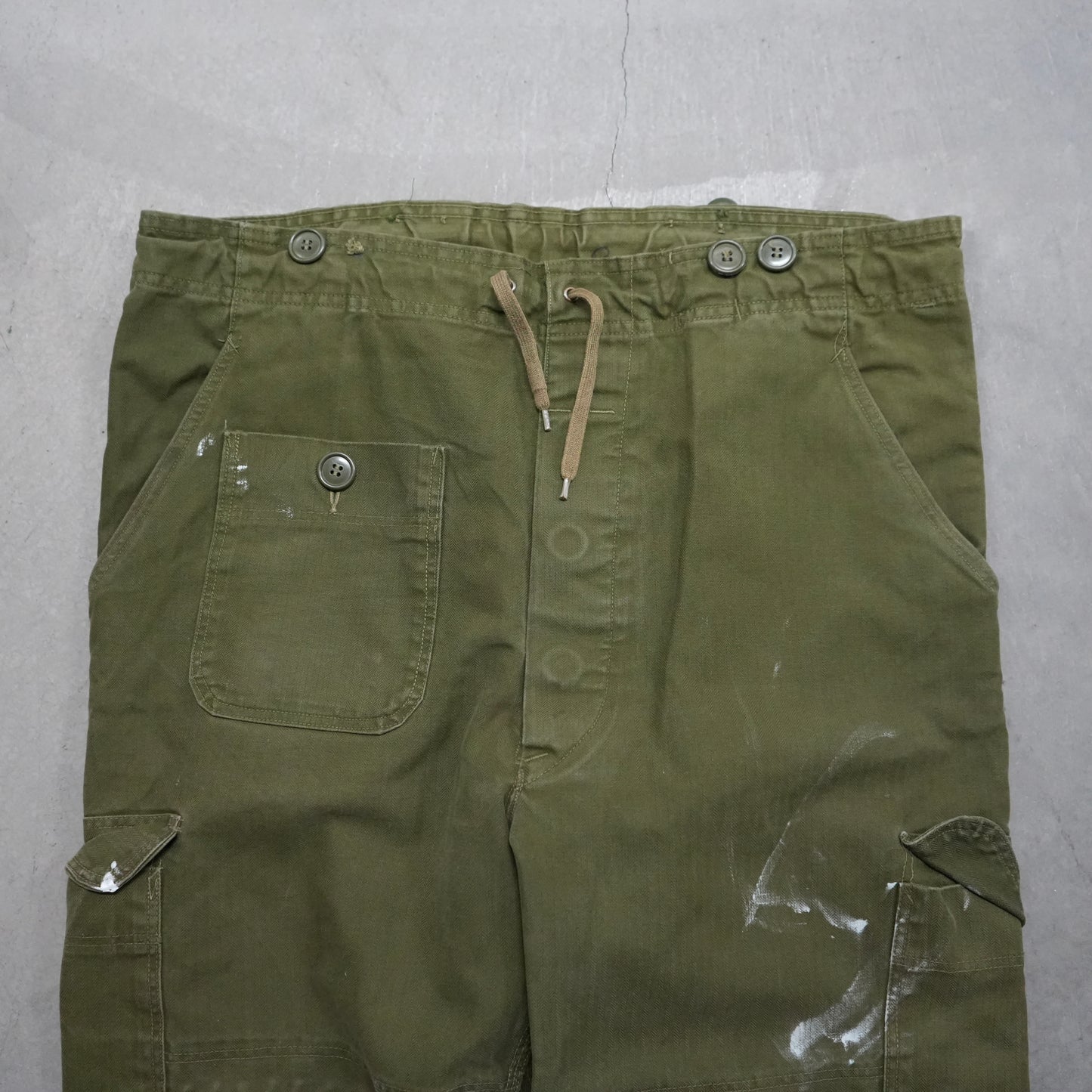 60s euro military cargo pants