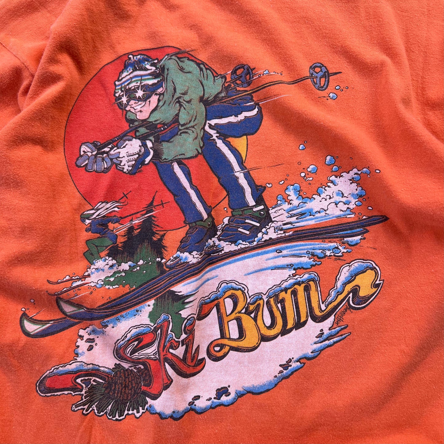 70s ski tee