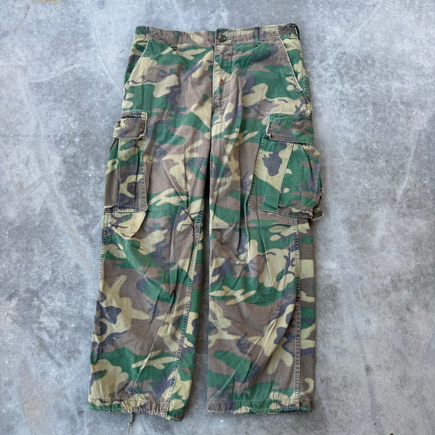 70s military camo cargos