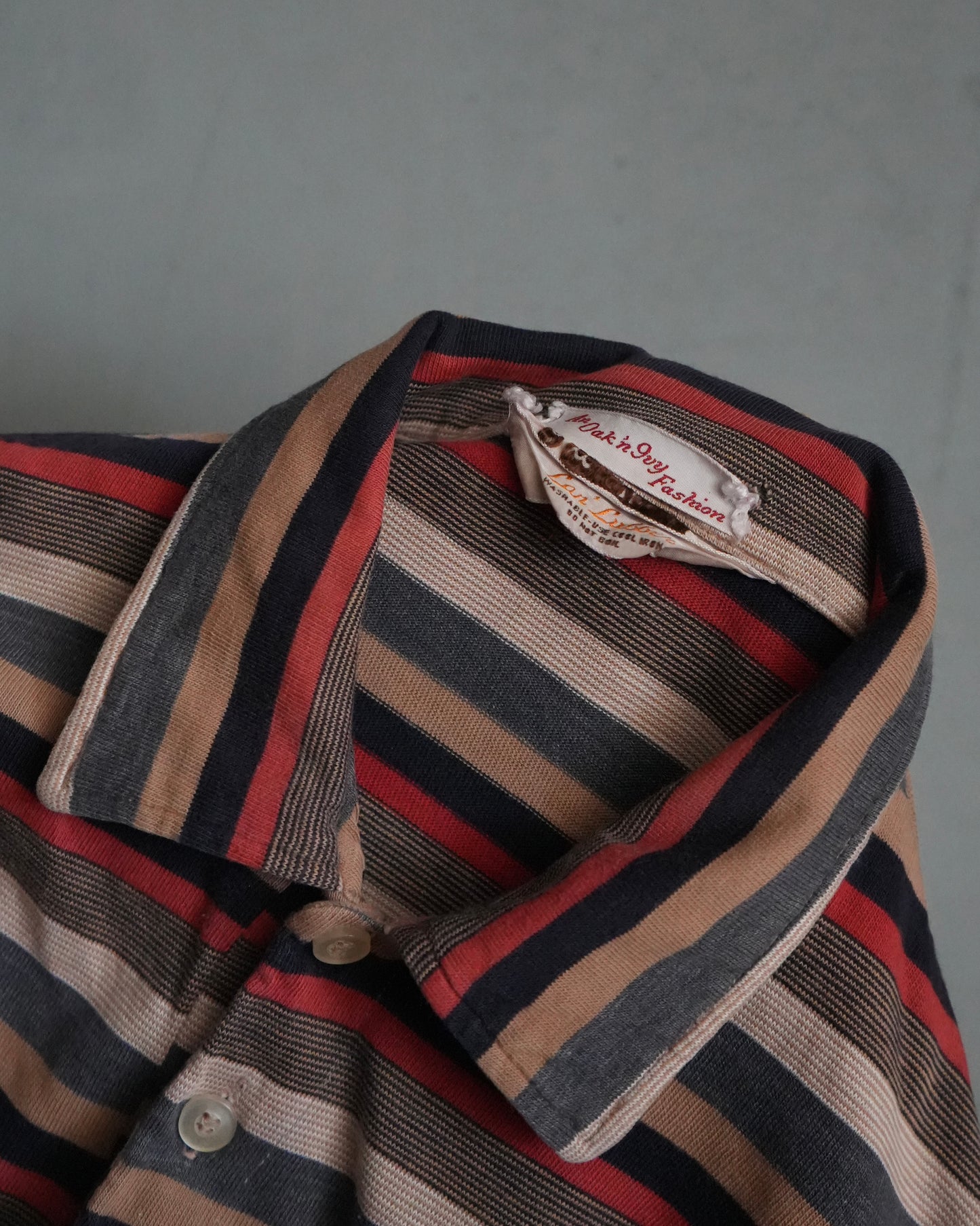 60s Striped Polo