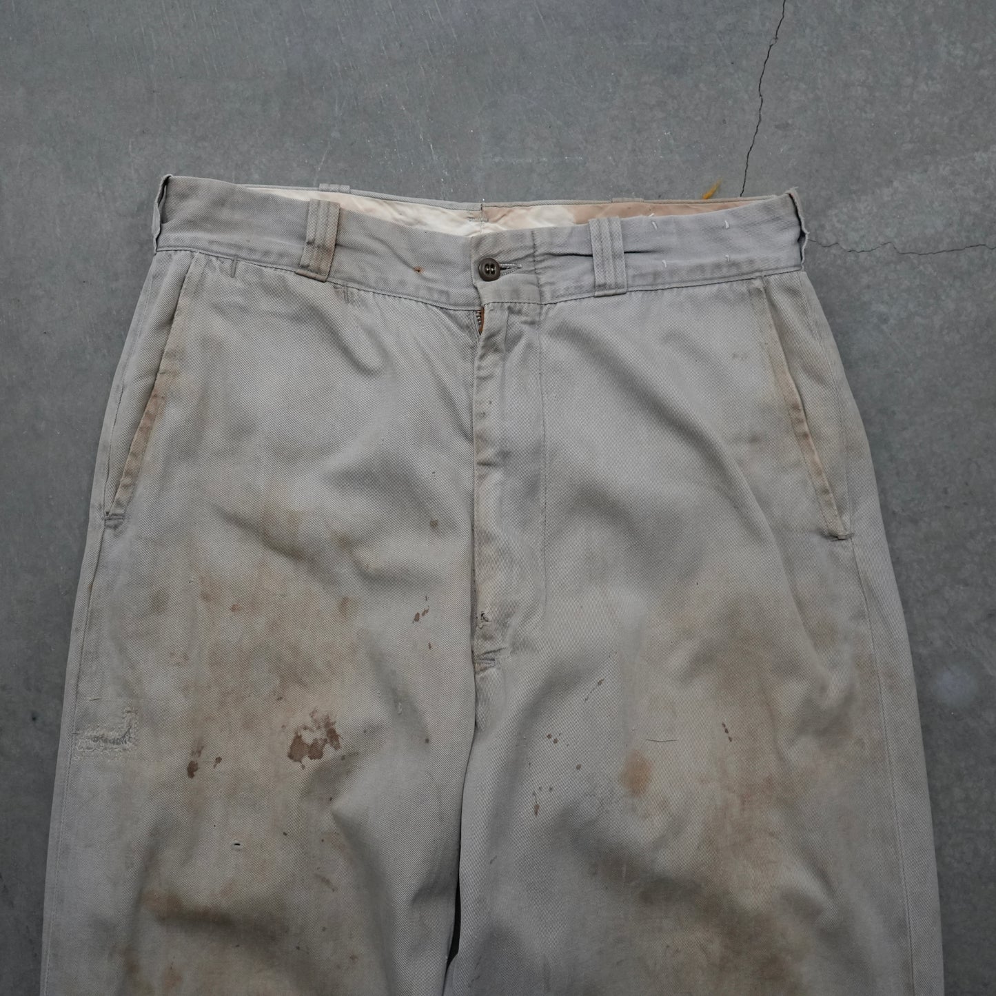50s lee repaired chinos