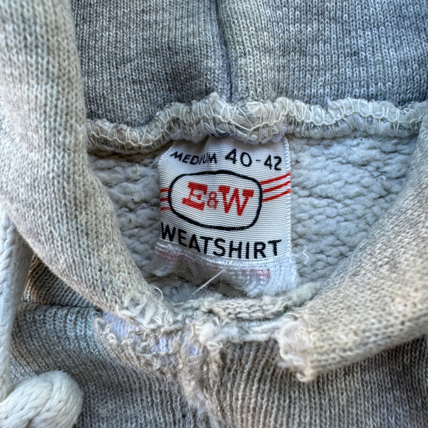 50s repaired e&w hoodie