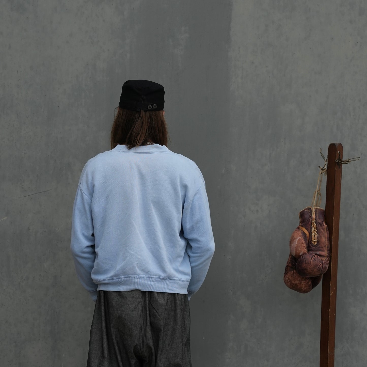 60s slip pocket zip up sweat