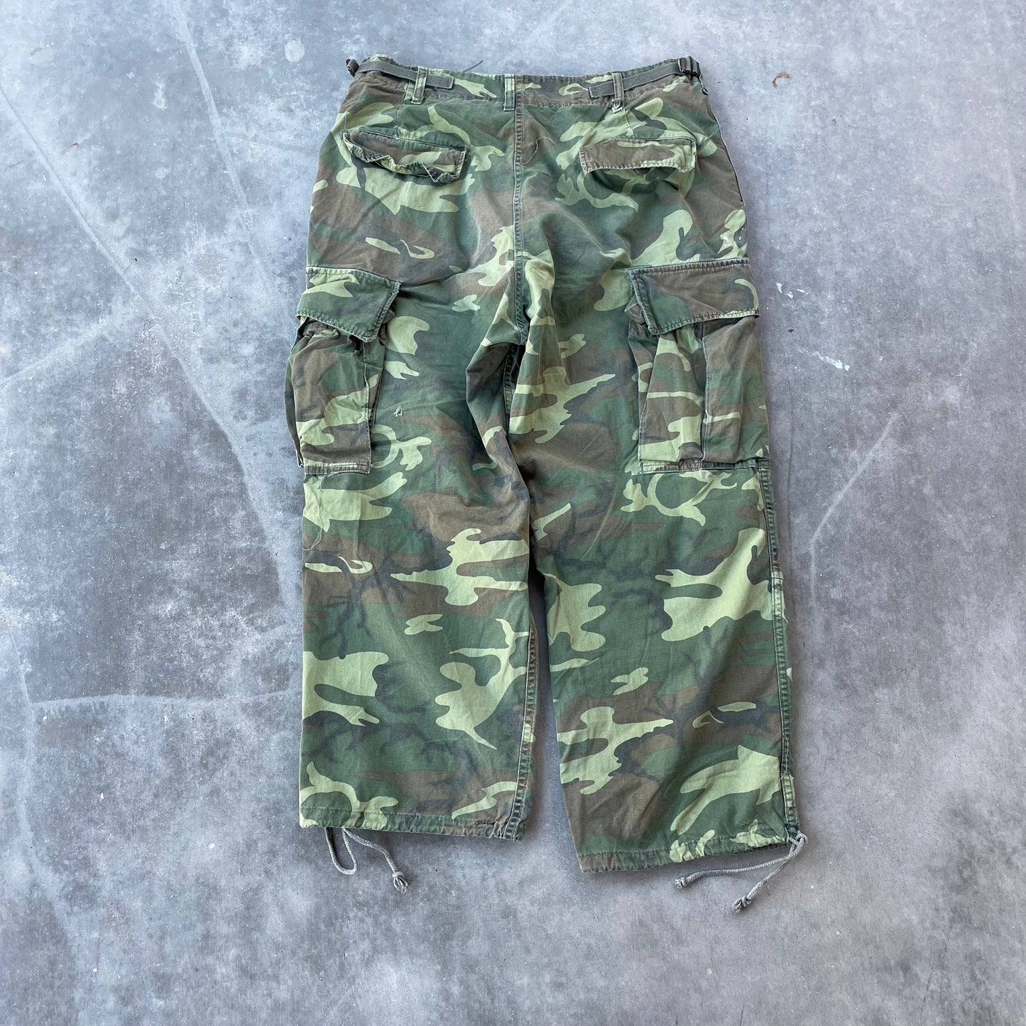 60s ERDL Poplin Combat Cargo Trousers