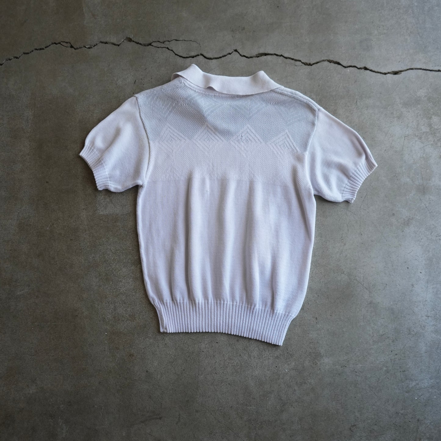 50s cotton knit polo