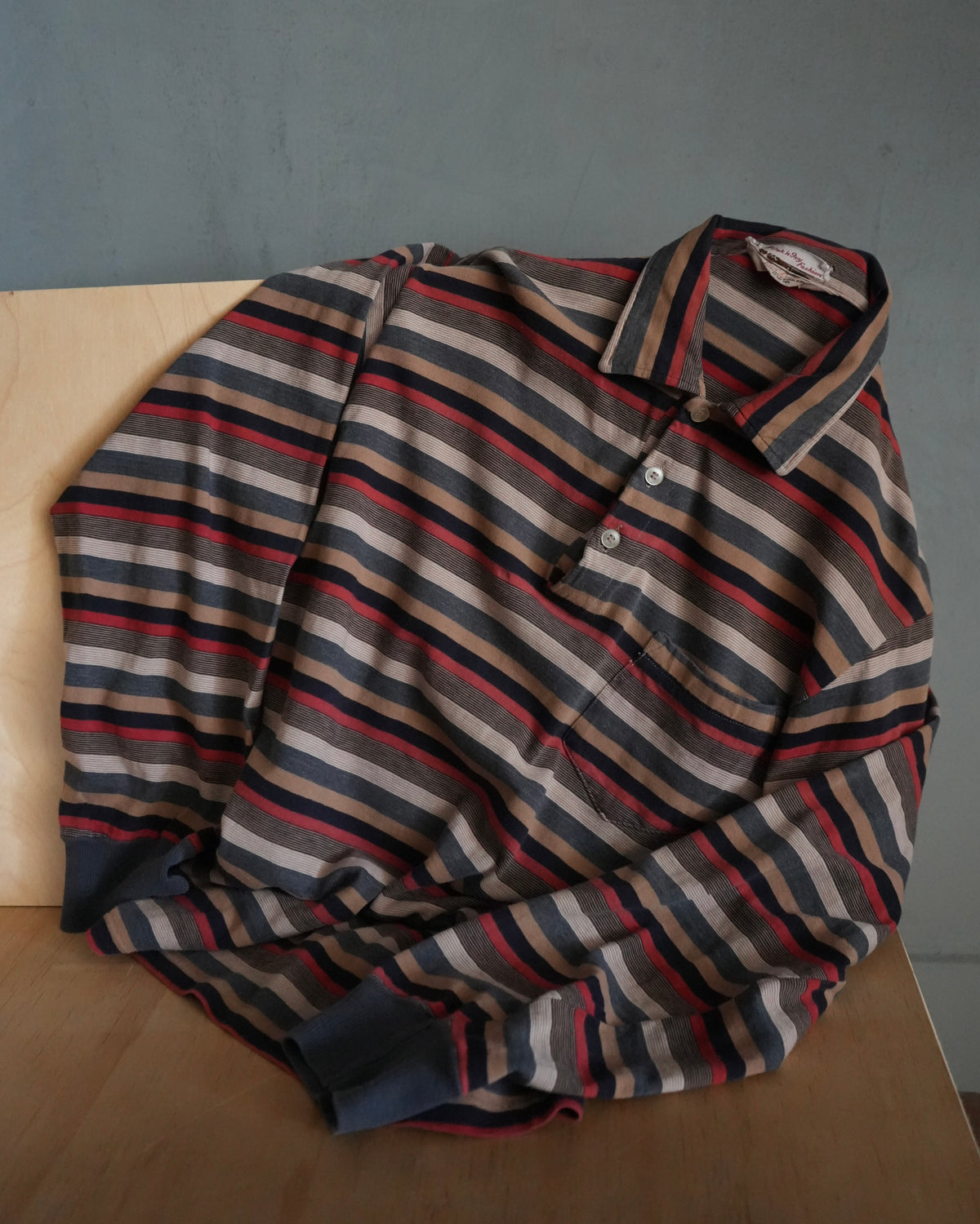60s Striped Polo