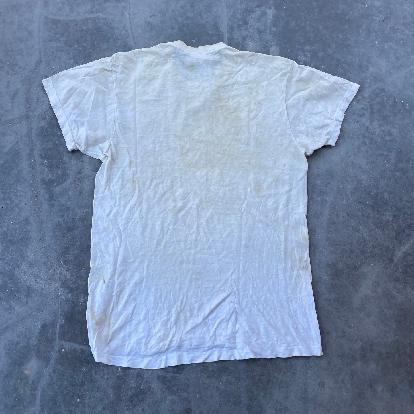 60’s/70’s Thrashed White Blank Tee