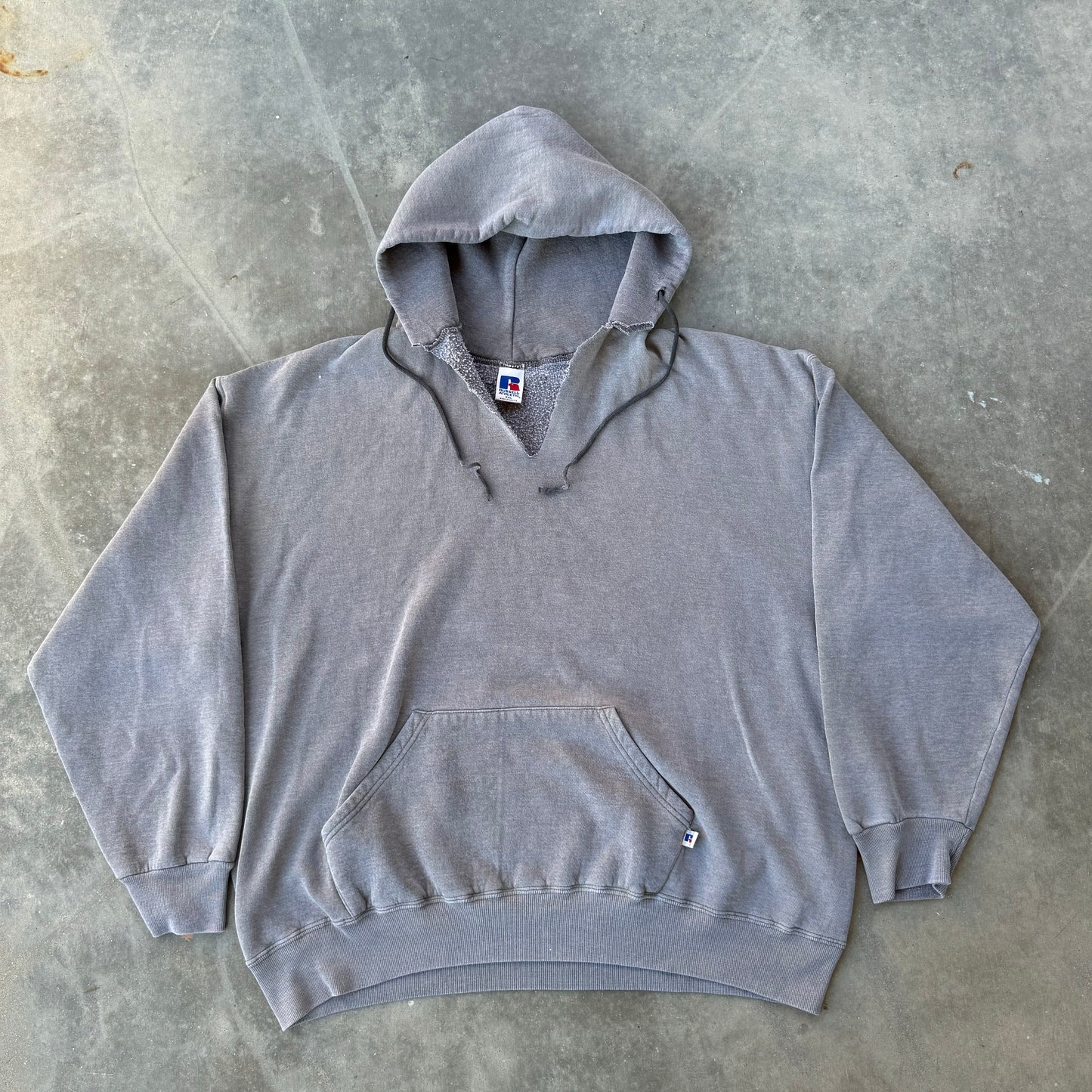 90s faded russell hoodie