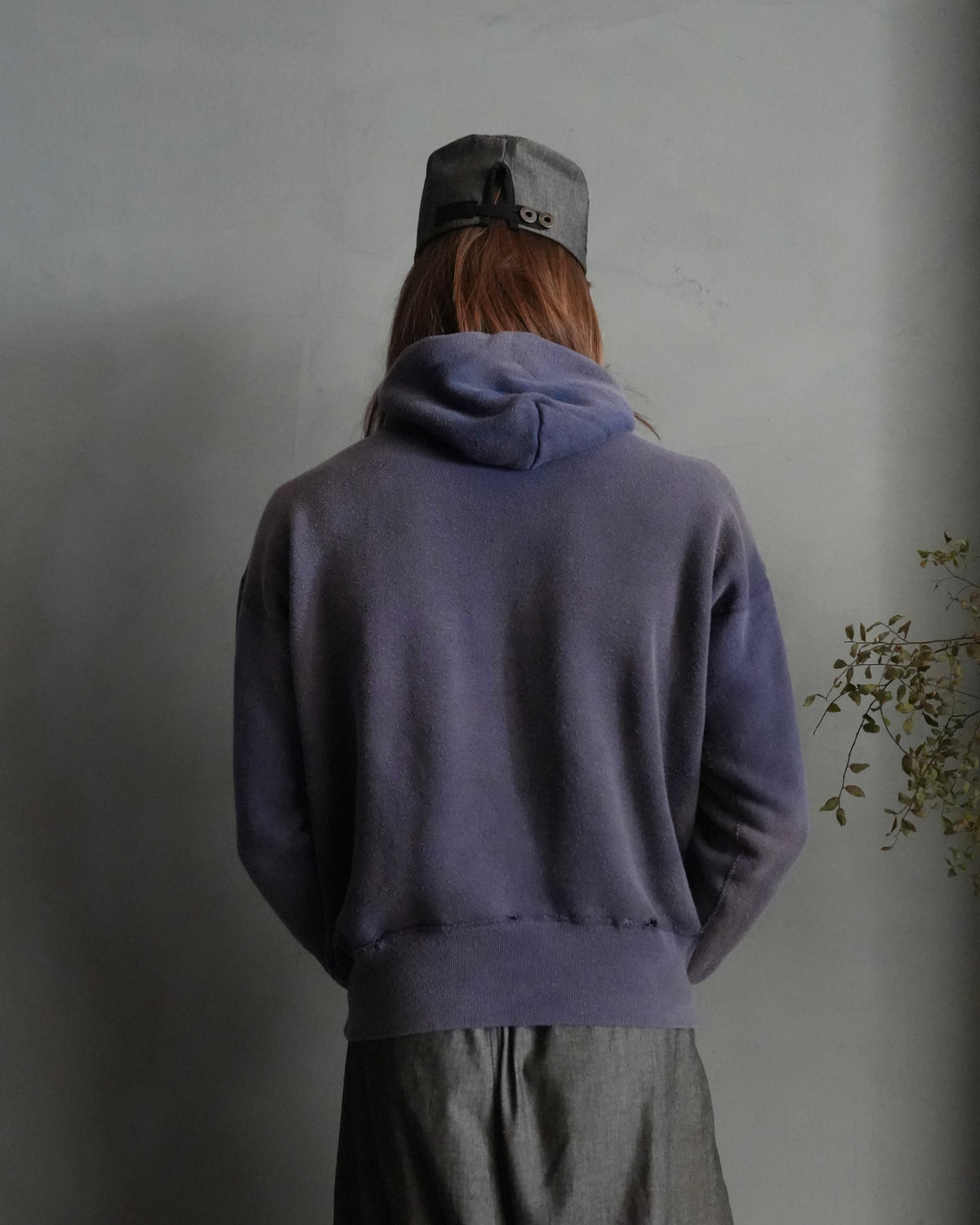 60s Faded Blue Hoodie