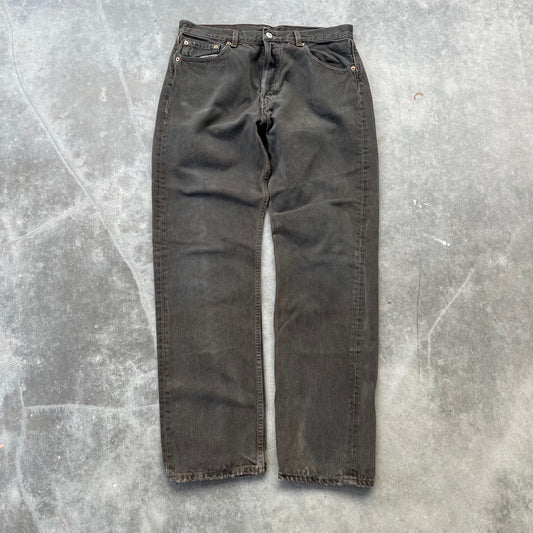 90’s Faded Black Levi’s 501 Denim Jeans