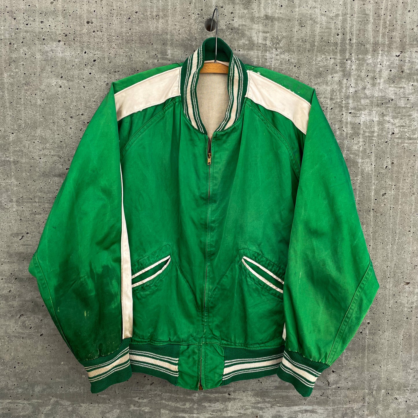 40’s Satin Bomber Jacket