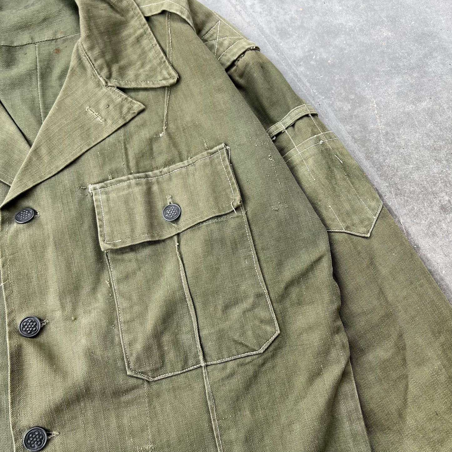 50s modified military shirt