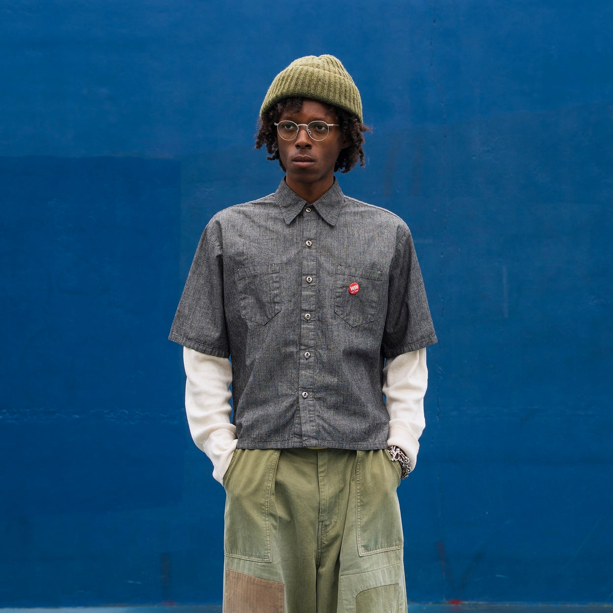 CC-S&P x Compost chainstitch work-shirt