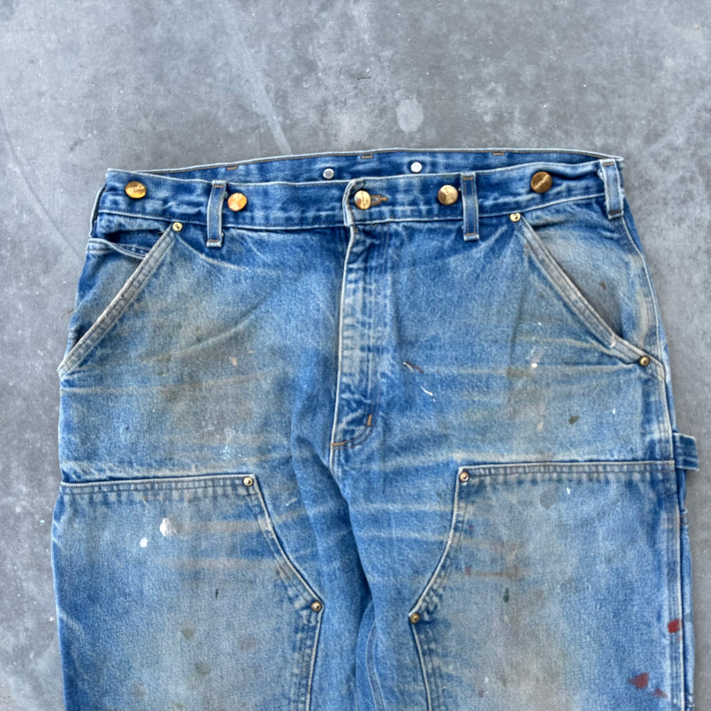 90s carhartt denim double knees