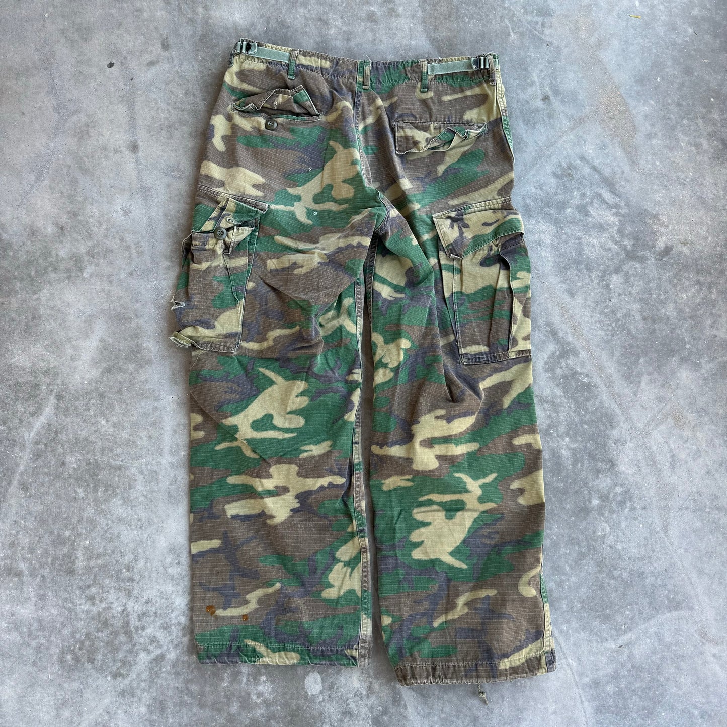 70s military camo cargos