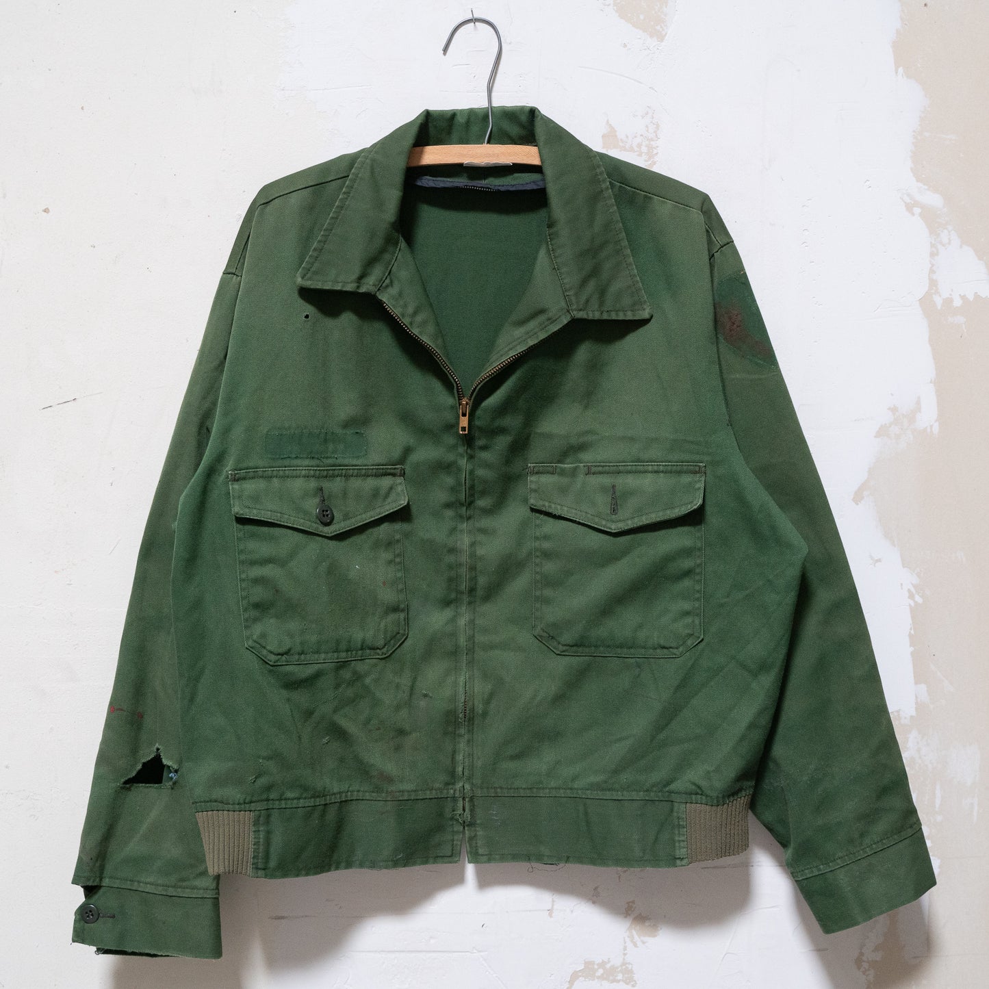 70s forest green work jacket