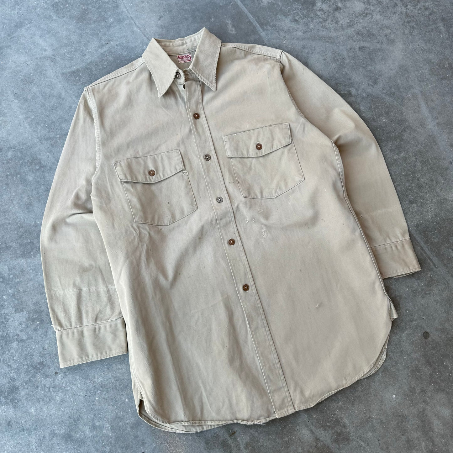 40s hercules button up