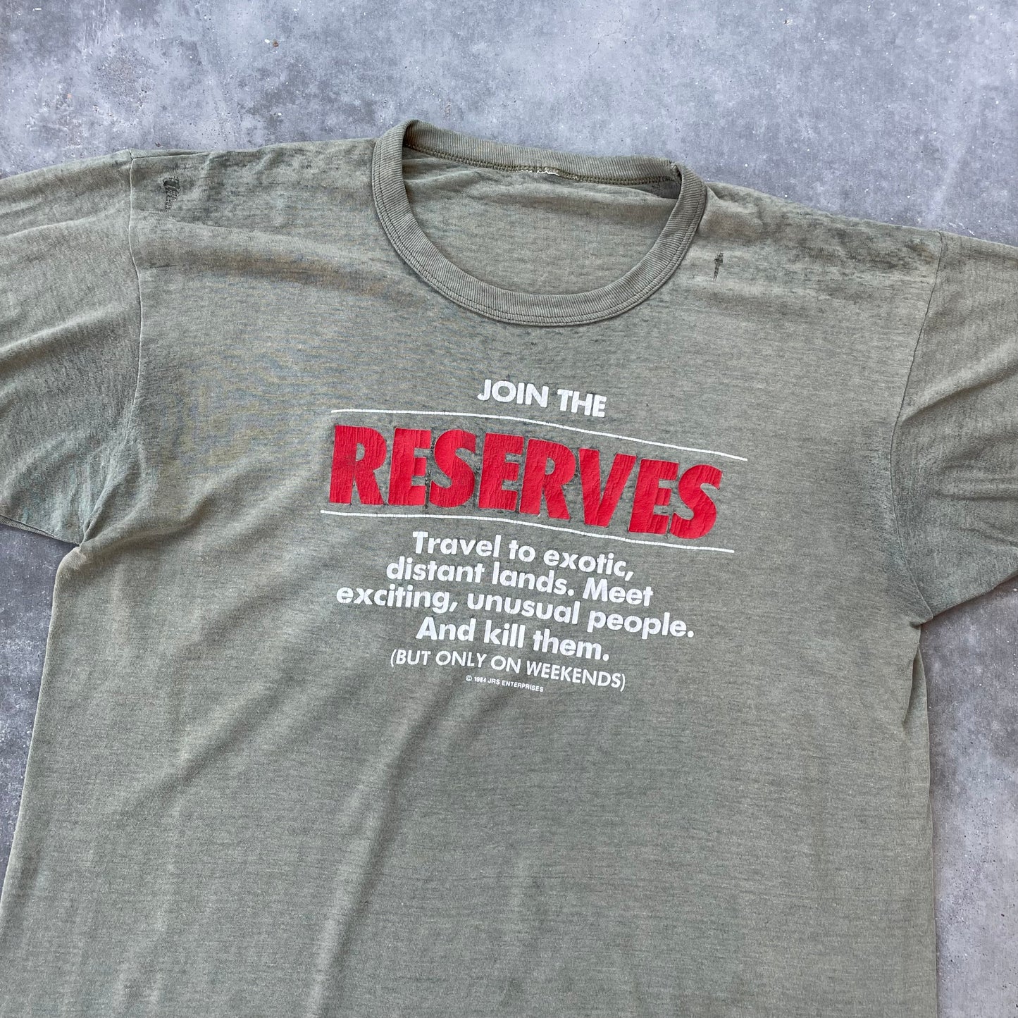 80s ‘Join The Reserves’ T-shirt