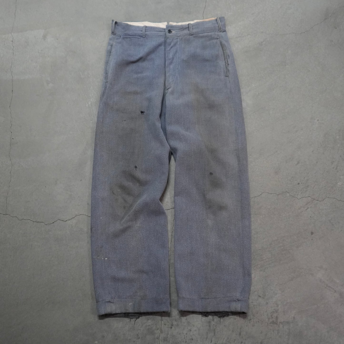 40s cotton whipcord pants