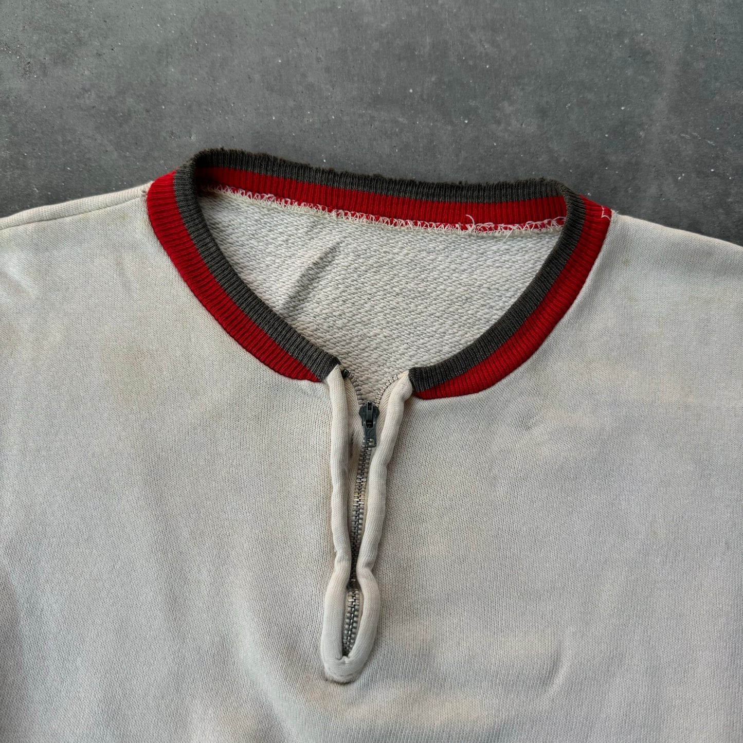 60s 1/4 zip sweat