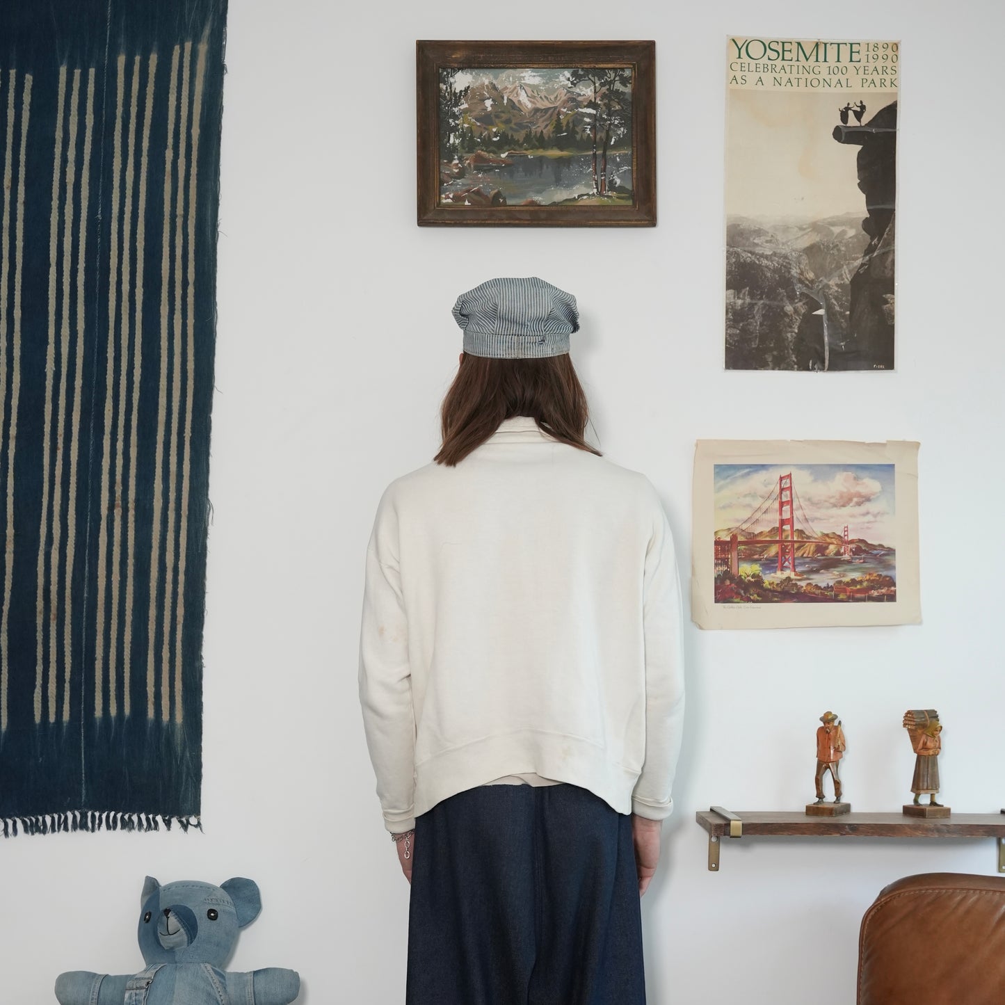 50s central bears 1/4 zip sweats